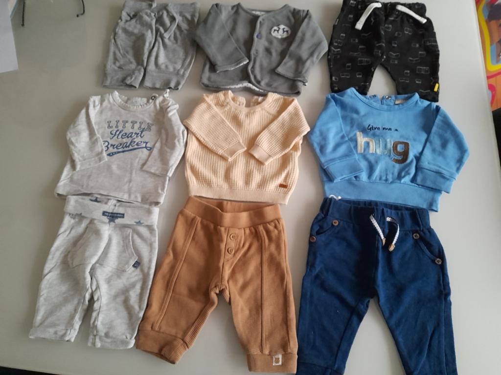 Babykleding jongen maatje 56 tot 80, Ophalen, Gebruikt, Maat 50
