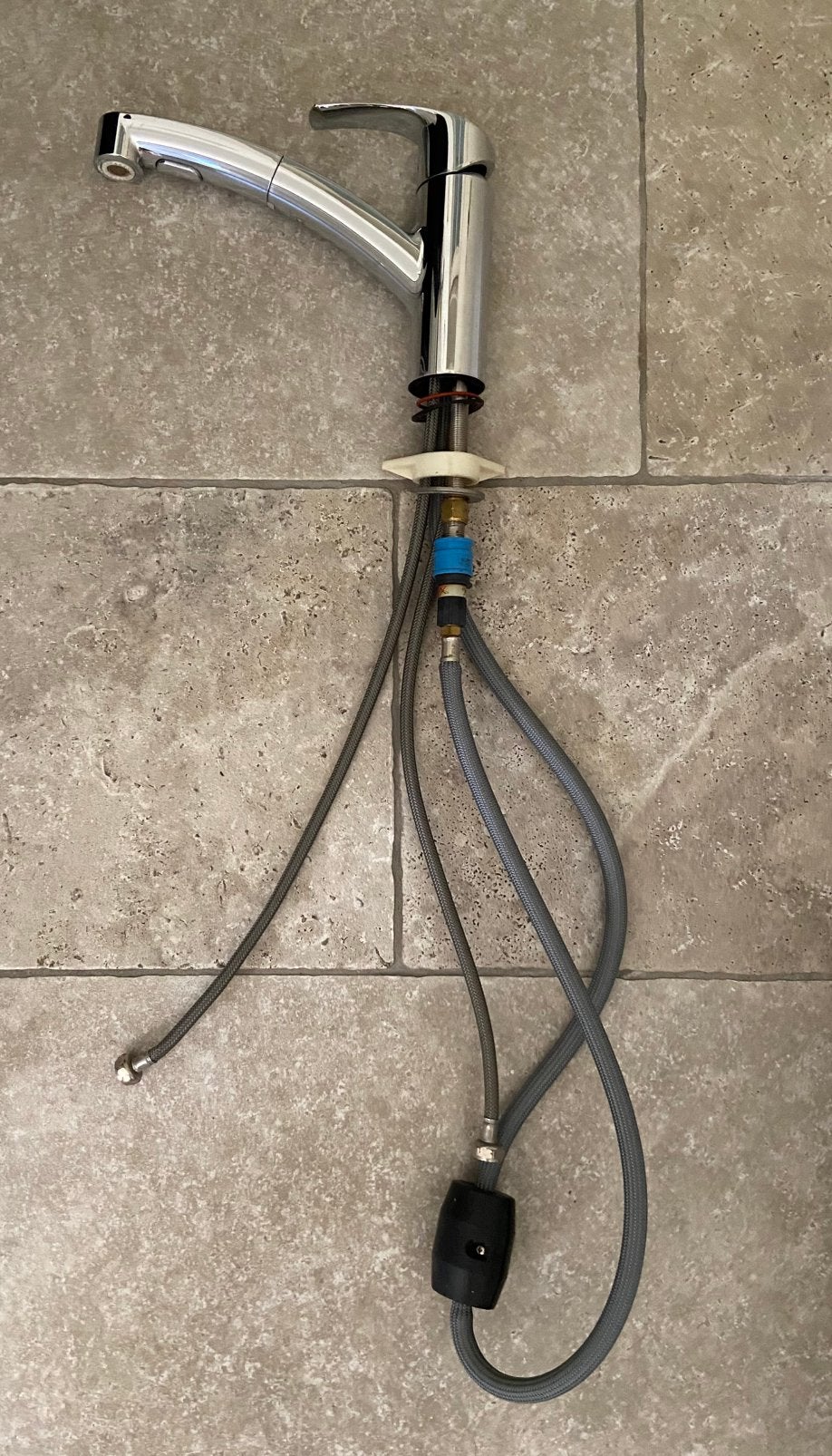 Kraan:  uittrekbaar van Grohe, eurosmart laag model., Ophalen, Zo goed als nieuw, Kraan