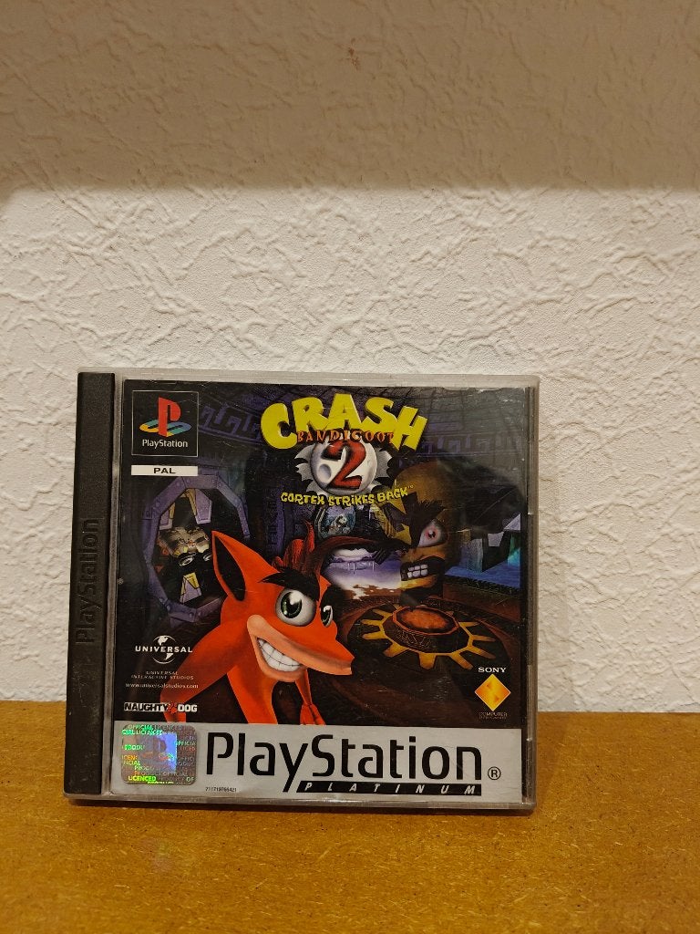 Crash Bandicoot 2 Cortex Strikes Back Playstation 1, Gebruikt, 1 speler, Ophalen of Verzenden, Vanaf 3 jaar