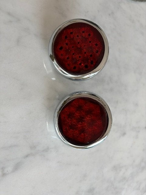 Antieke reflectoren, jaren 60, Ophalen of Verzenden, Gebruikt, Oldtimer onderdelen