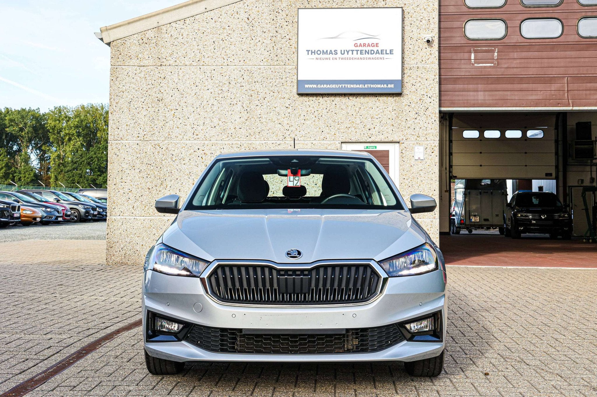 Skoda Fabia ACHTERUITRIJCAMERA*NAVIGATIE*PARKEERSENSOREN-VOO, Gebruikt, Zwart, 116 pk, Geheel digitaal combi-instrument