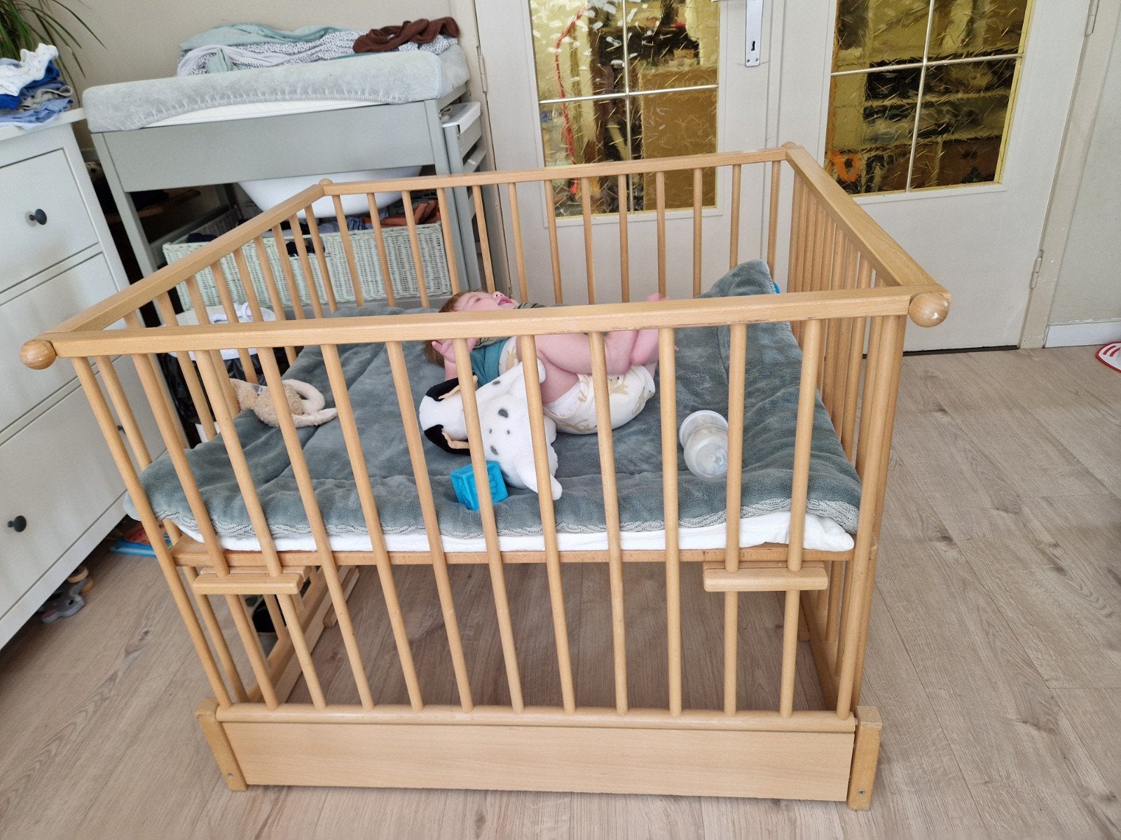 Babypark + matras en parklegger, Ophalen