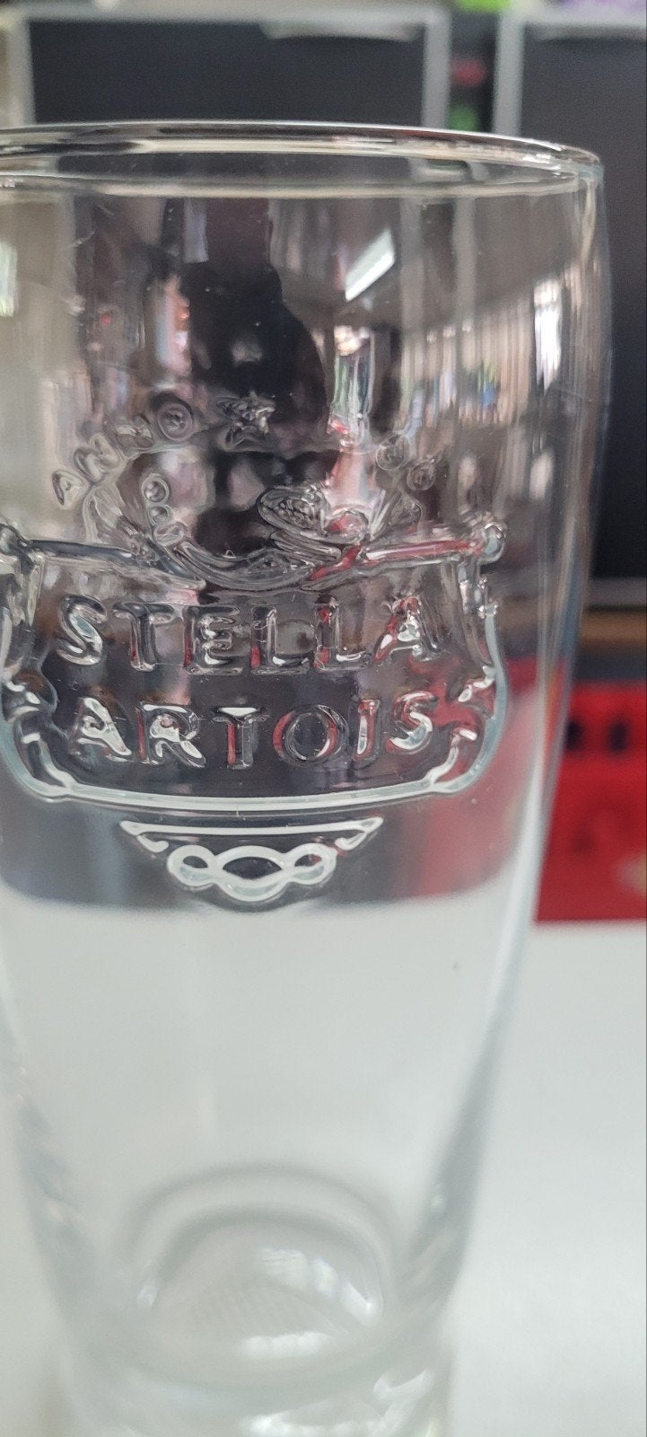 oud stelle artois glas, Verzamelen, Ophalen of Verzenden