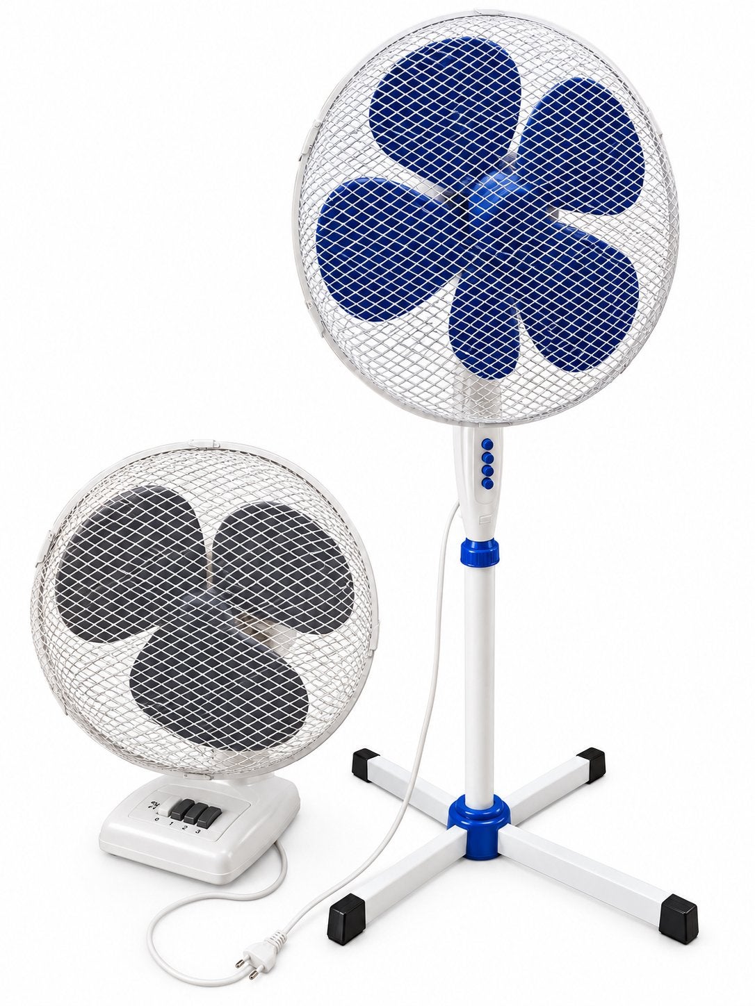 Tafelventilator en staande ventilator, Electroménager, Enlèvement, Comme neuf, Ventilateur de table