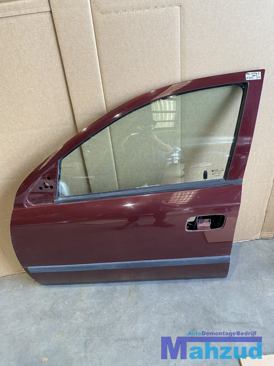 OPEL ASTRA G Bruin Z594 links voor deur portier, Auto-onderdelen, Gebruikt, Deur, Opel Automobile GmbH, Kontakt@opel-infoservice.de