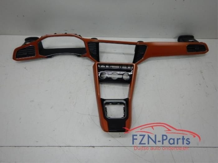 VW T-Roc R Inleg Set Dashboard Middenconsole Mat Oranje, Ophalen of Verzenden, Gebruikt