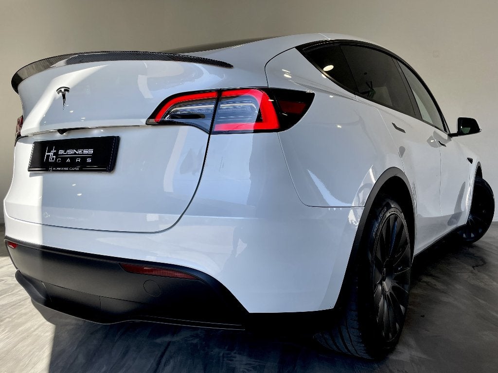 Tesla Model Y STANDARD RANGE/ BATTERIE LFP/ FSD3, Auto's, Automaat, Zwart, Wit, Leder