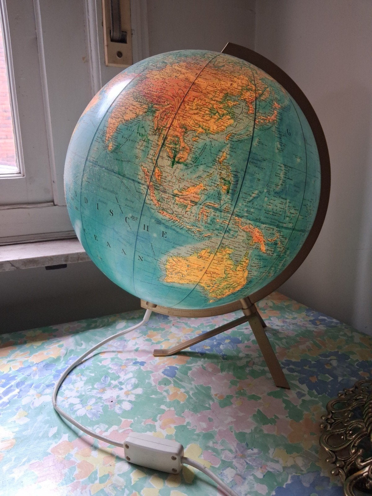 Wereldbol, Ophalen