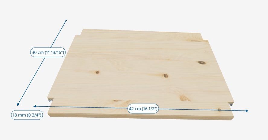GEZOCHT ikea Ivar Planken 30x42      µa, Huis en Inrichting, Ophalen of Verzenden
