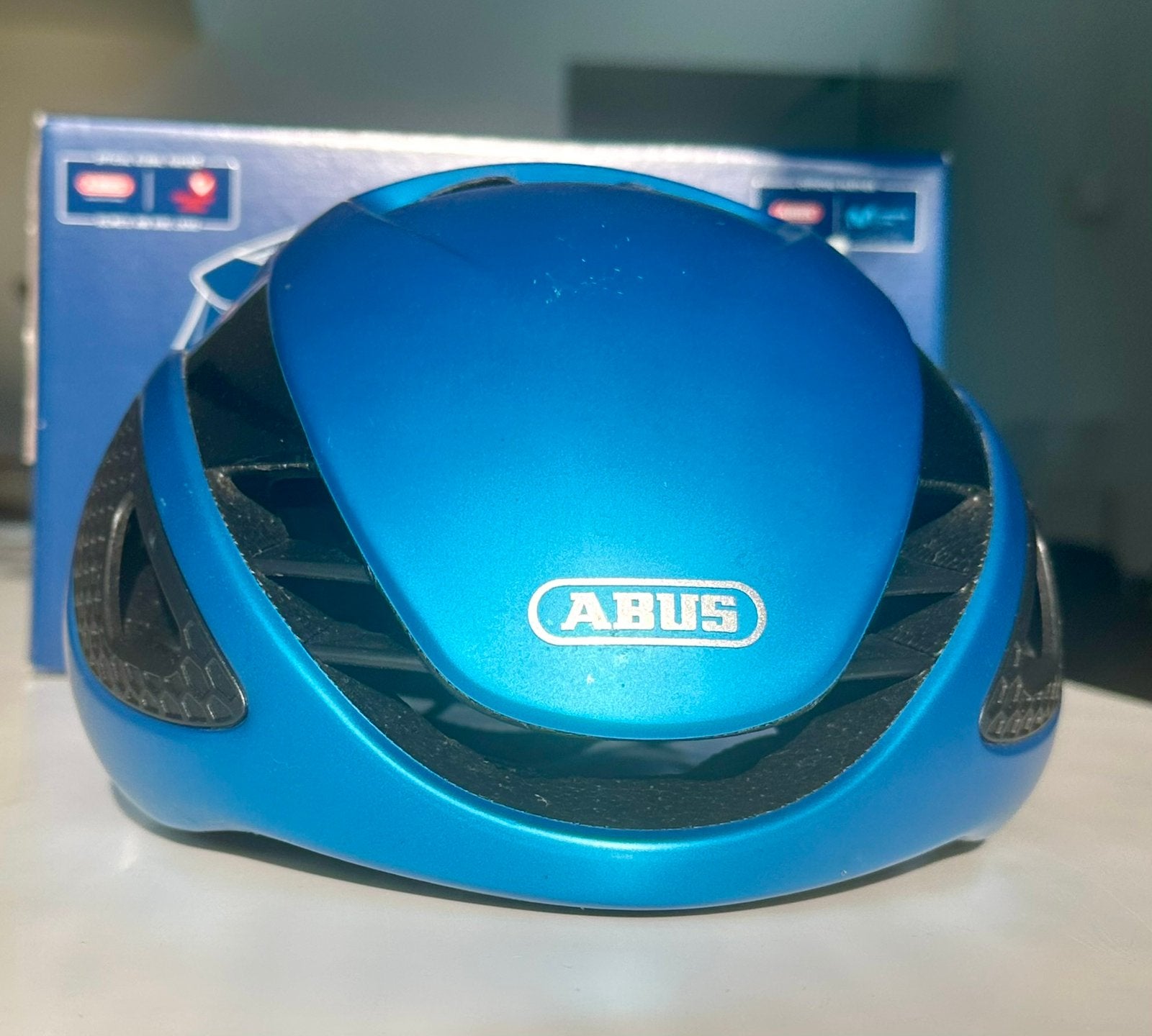 ABUS GameChanger maat L – metallic blauw, Ophalen, Zo goed als nieuw, L, Heer of Dame