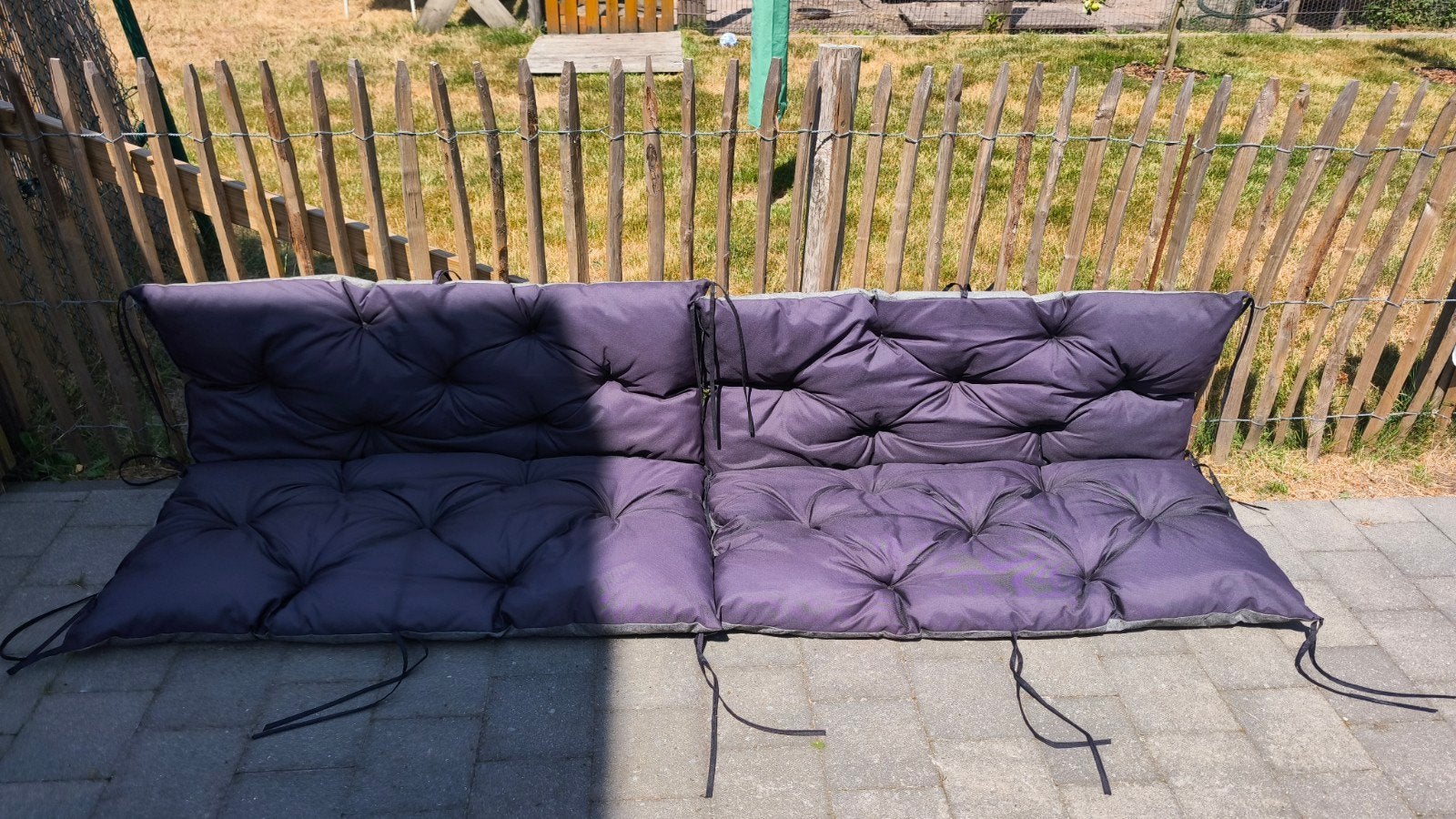 Lounge palletten kussens 2x, Tuin en Terras, Tuinmeubel-accessoires, Ophalen