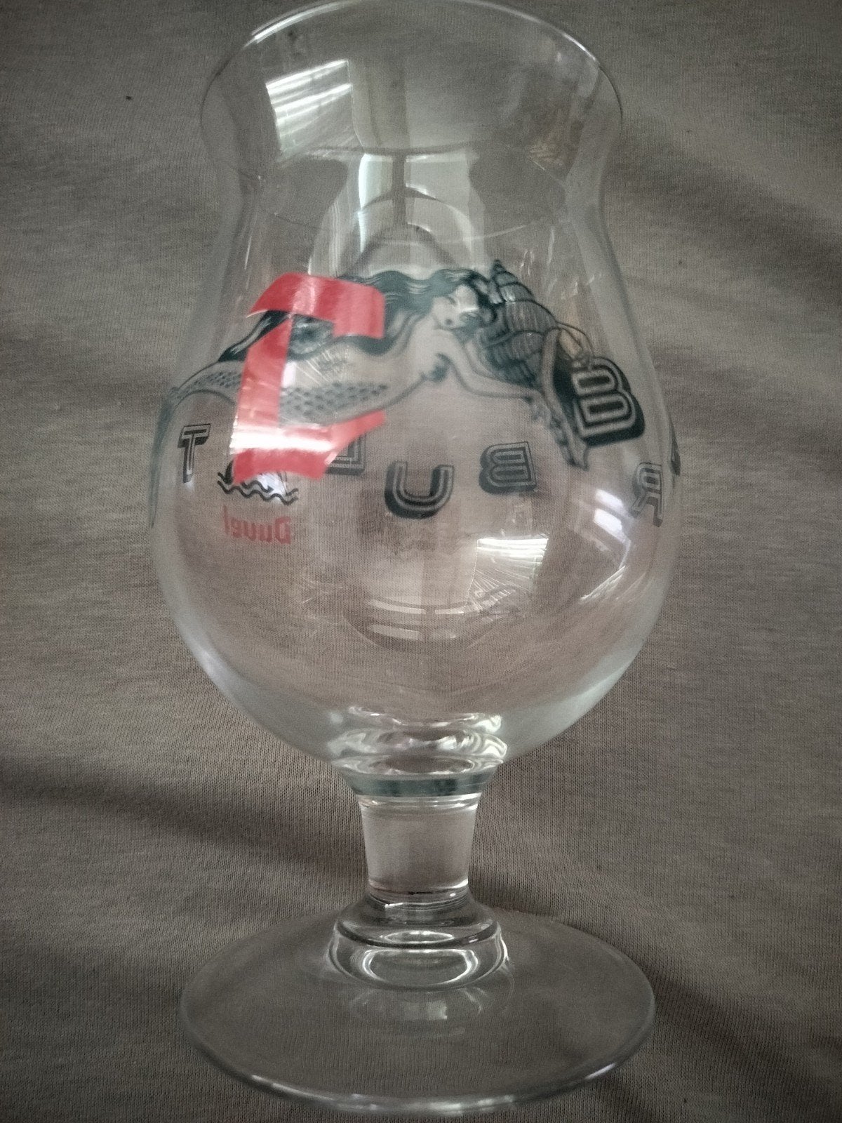 Duvel glas bar bulot, Ophalen of Verzenden