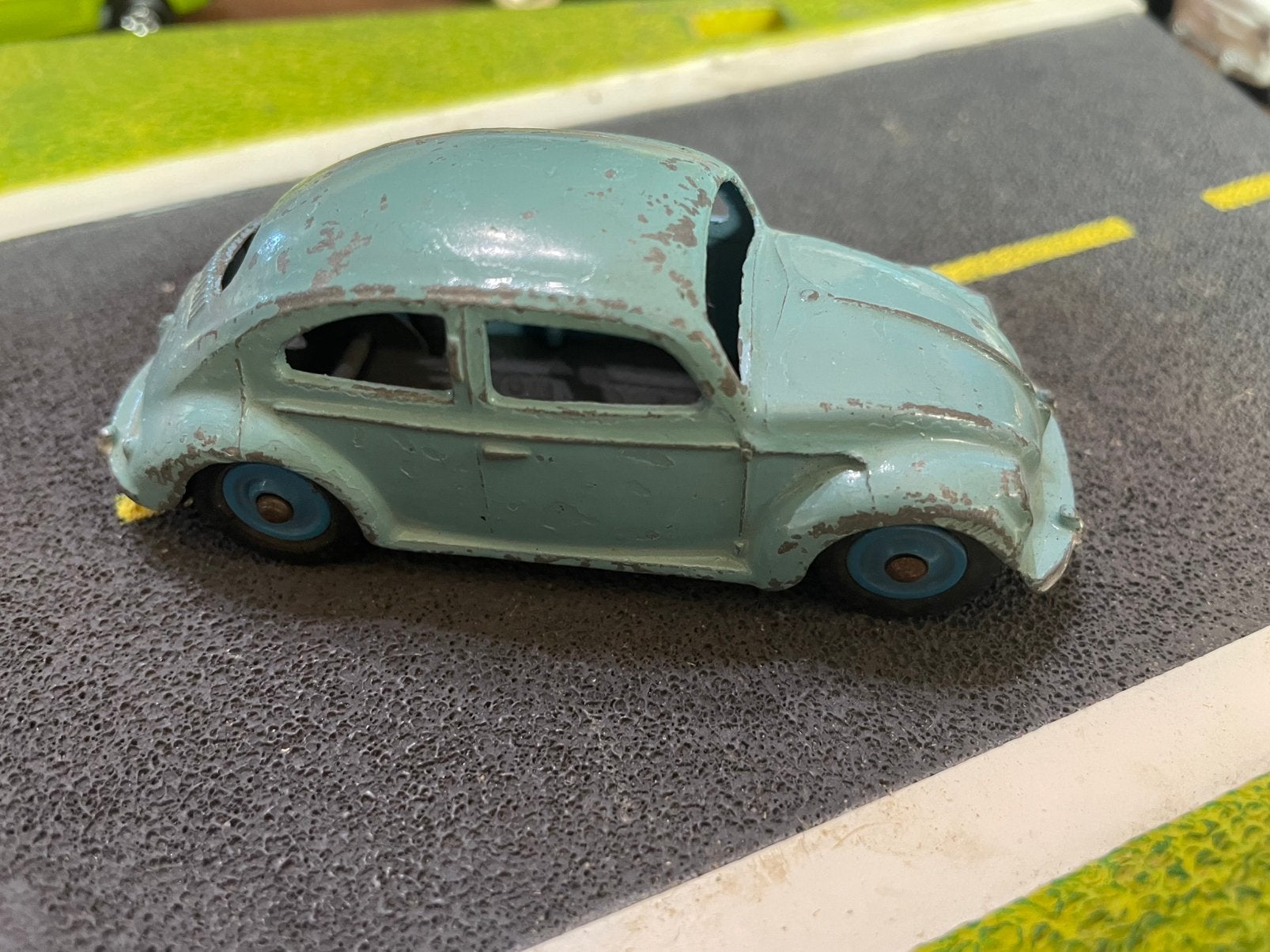 Vintage dinky toy kever, Ophalen of Verzenden, Gebruikt, Auto