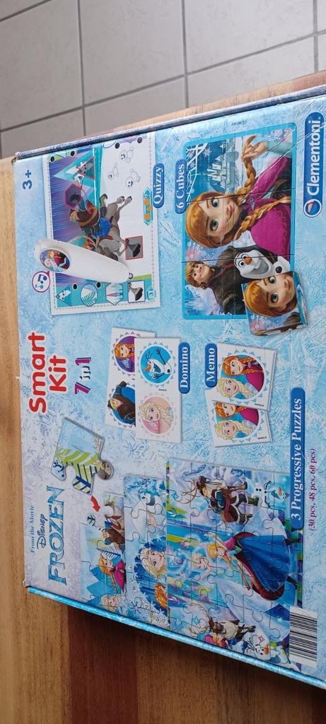 Frozen smart kit: puzzels, memo, domino van frozen, Ophalen