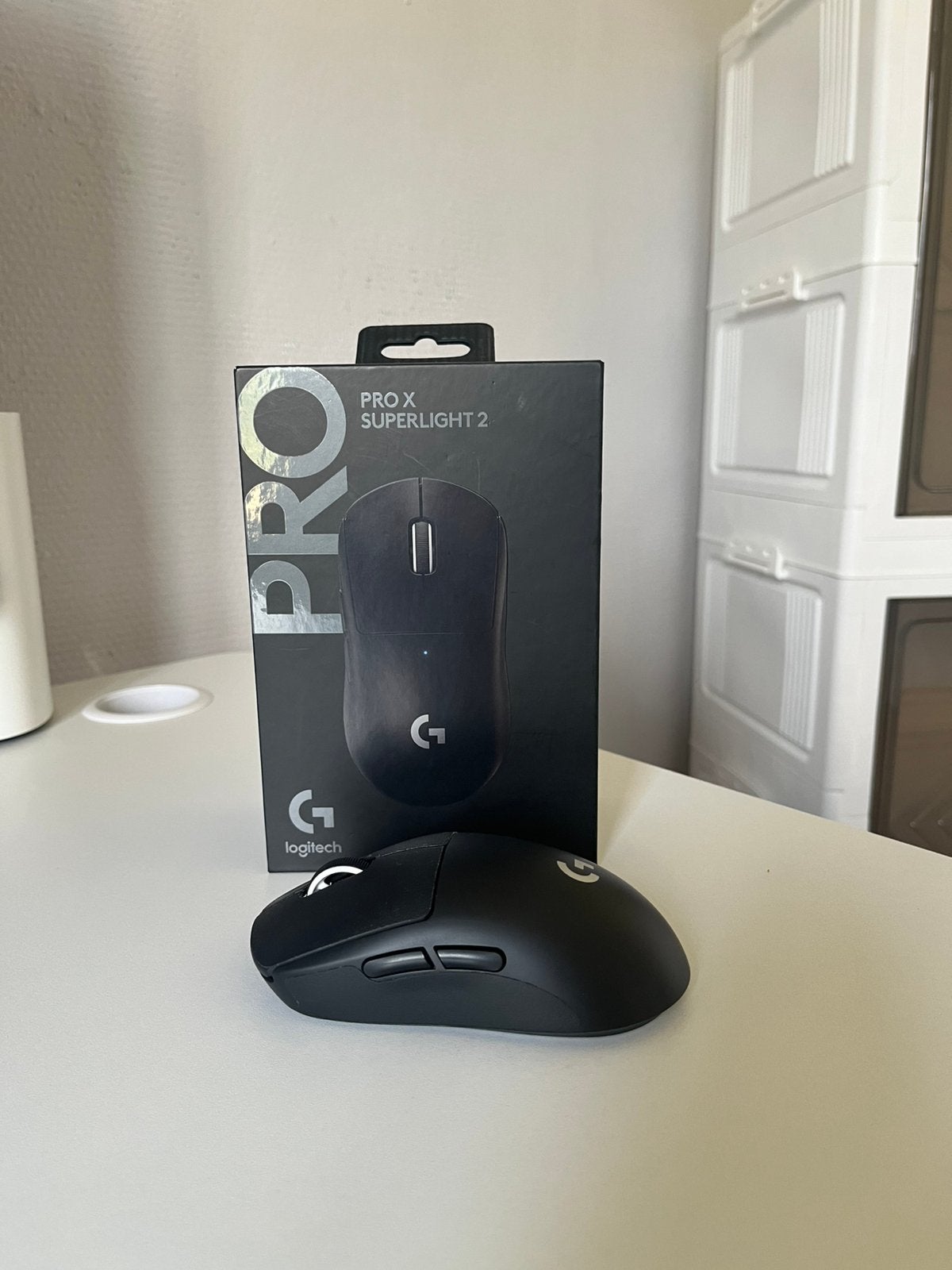 Souris logitech superlicht g pro 2, Audio, Tv en Foto, Luidsprekerboxen, Ophalen of Verzenden, Zo goed als nieuw, Logitech