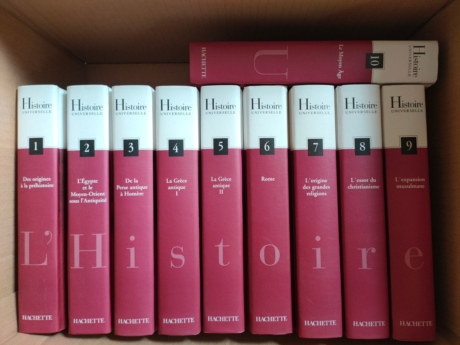 Collection complète (20 tomes) Histoire universelle Hachette, Livres, Enlèvement