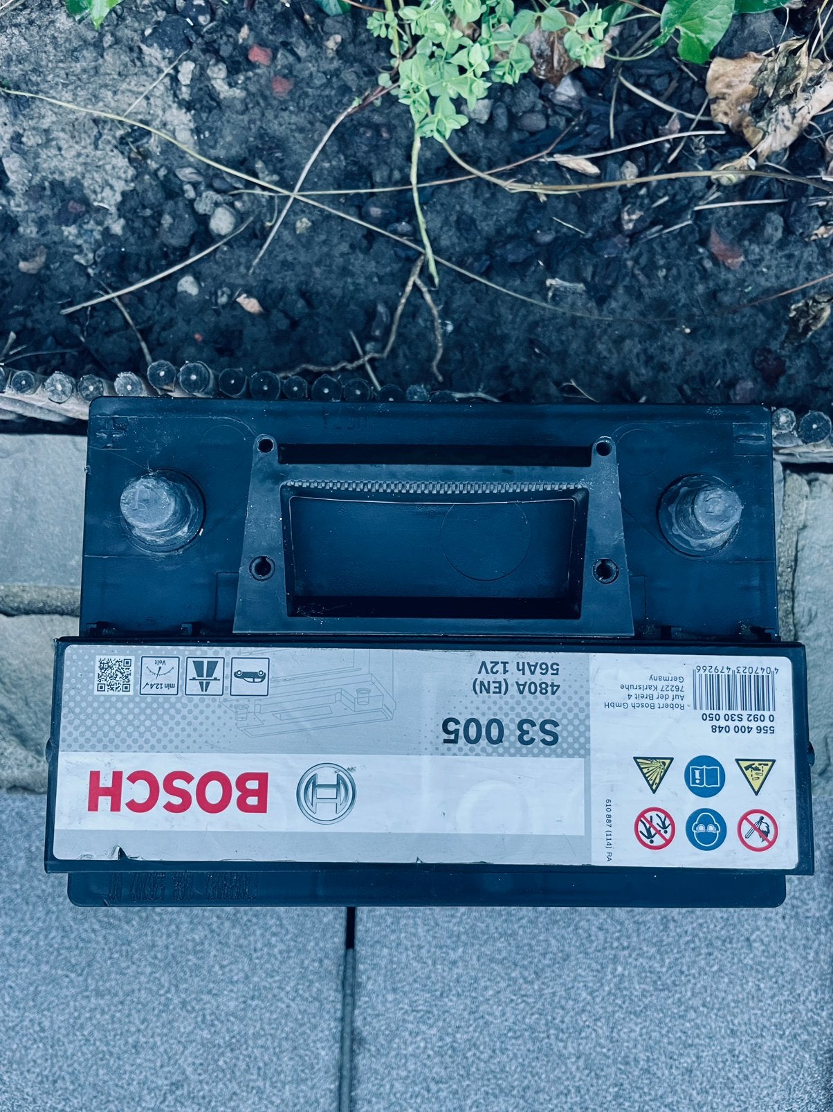 Batterie de voiture 480a 56ah 12v 25cm, Enlèvement, Utilisé