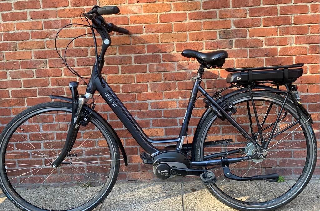 E-bike batavus bosch middenmotor met riemaandrijving, Ophalen of Verzenden, Zo goed als nieuw, Batavus