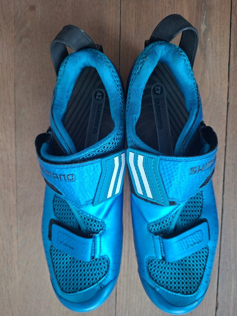 Triatlon fietsschoenen Shimano maat 42, Sports & Fitness, Cyclisme, Enlèvement, Comme neuf, Chaussures