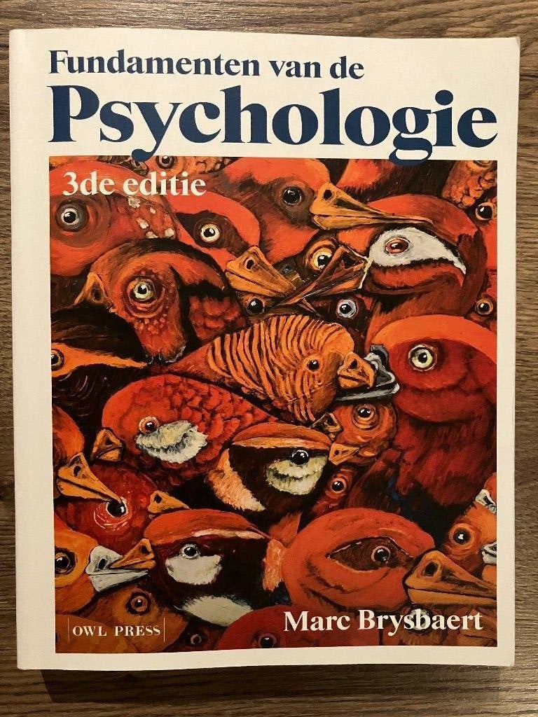 Fundamenten van de psychologie, Boeken, Ophalen of Verzenden, Zo goed als nieuw, Overige onderwerpen, Marc Brysbaert