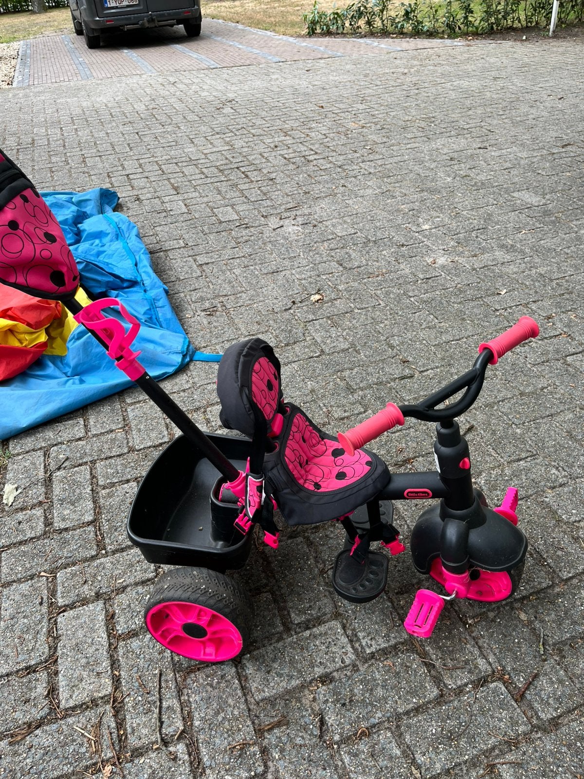 Driewieler “Little likes - 4in1 Deluxe” neonroze, Enlèvement, Comme neuf