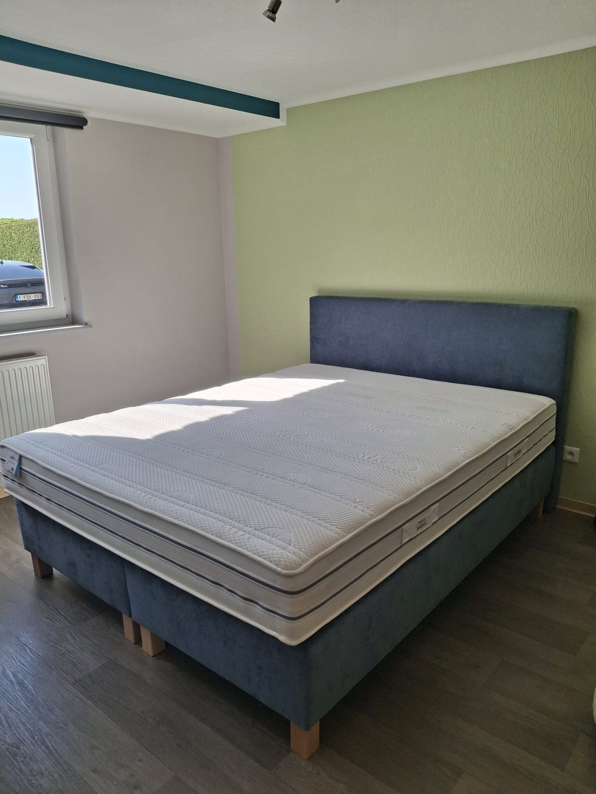 Boxspring 160x 200 Nieuw, Huis en Inrichting, Slaapkamer | Boxsprings, Zo goed als nieuw, Ophalen