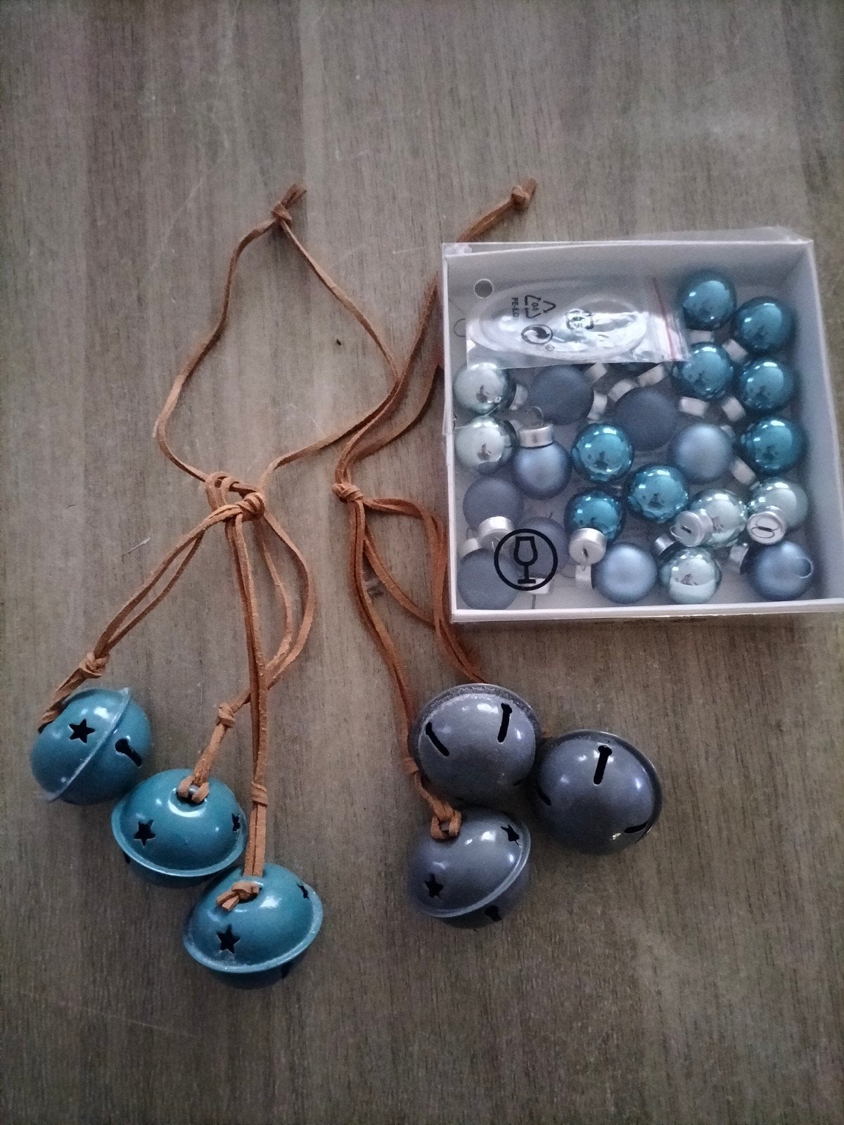 Kerstdecoratie 'blauw en zilver', Ophalen of Verzenden