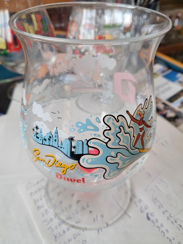 Duvel glas  San Diego, Verzamelen, Ophalen of Verzenden, Nieuw