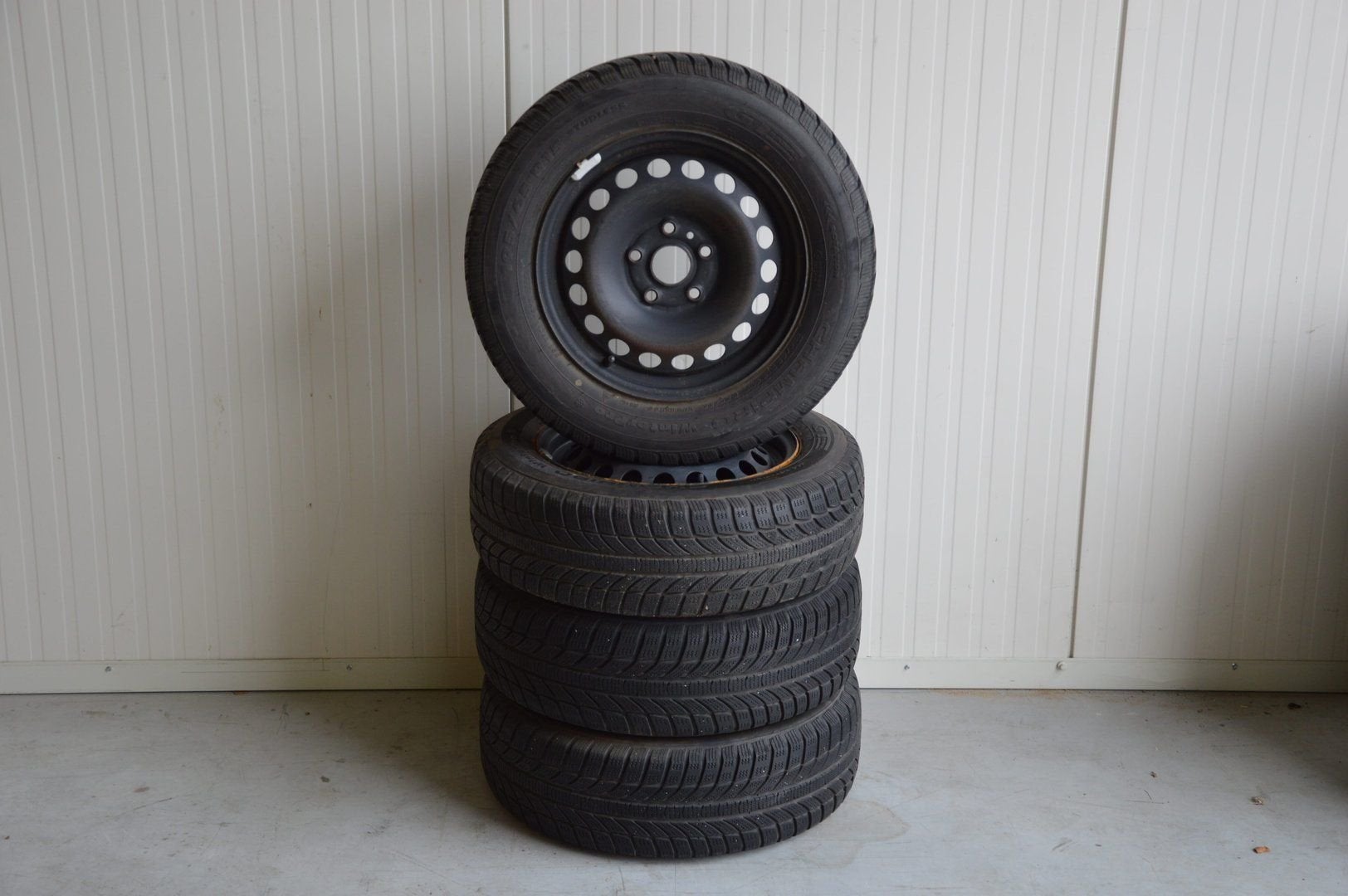 Winterwielen set Volkswagen Caddy, Auto-onderdelen, Banden en Velgen, Ophalen, Gebruikt, 15 inch, -