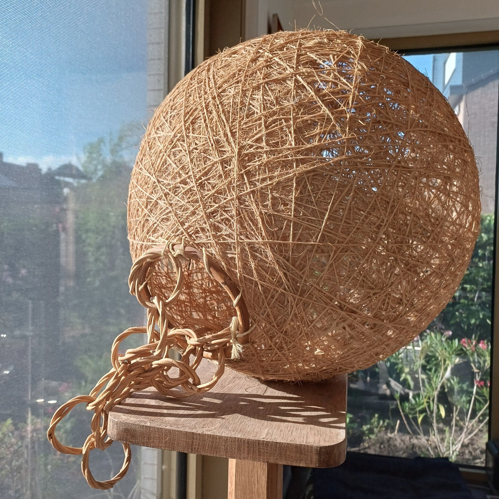 natuurlijke hanglamp vintage – boho –ibiza, Ophalen of Verzenden
