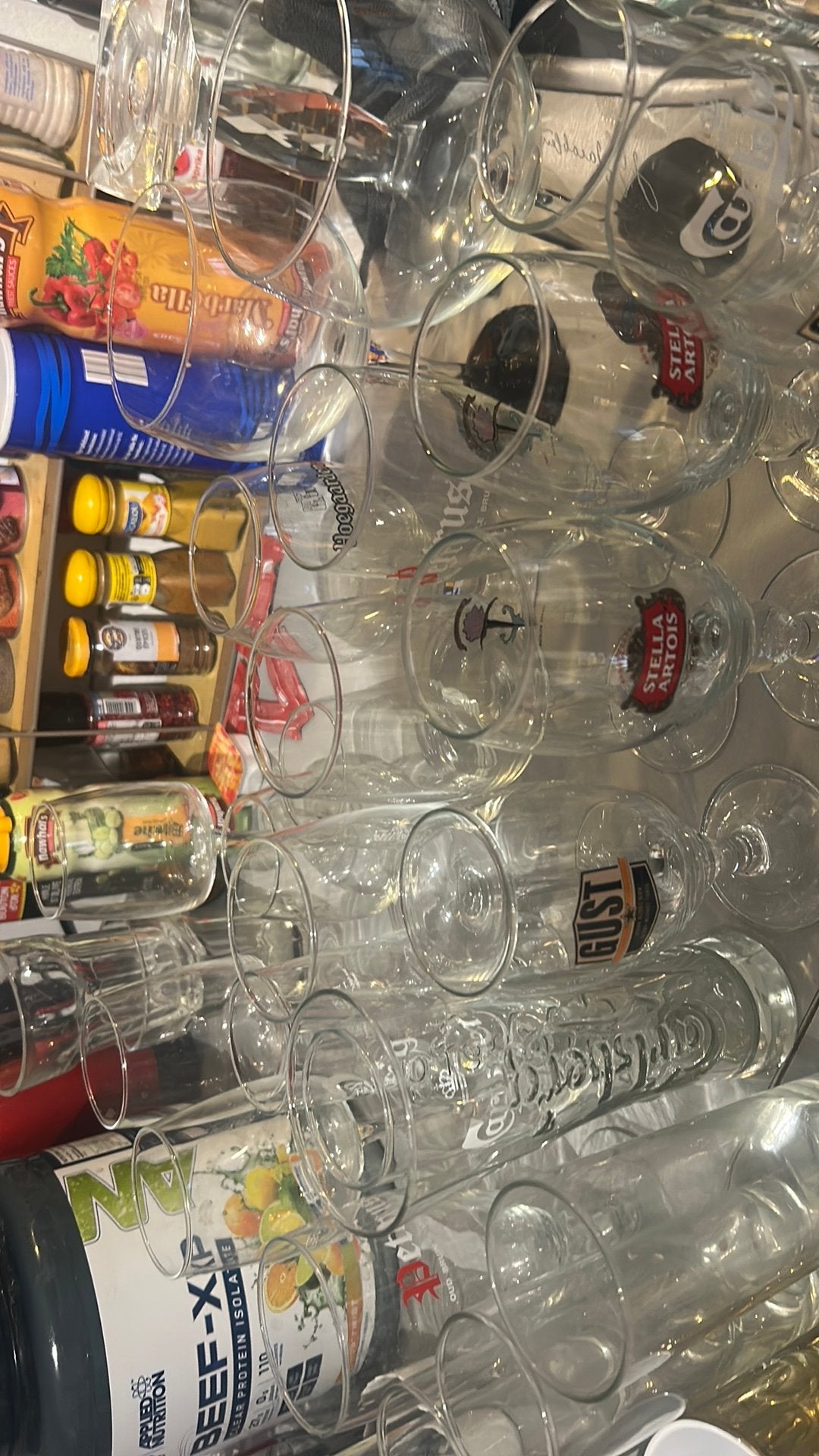 Verre a vendre 1€ piece, Ophalen, Zo goed als nieuw