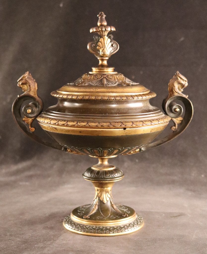 Coupe décorative en bronze antique, Antiquités & Art, Antiquités | Autres Antiquités, Enlèvement ou Envoi