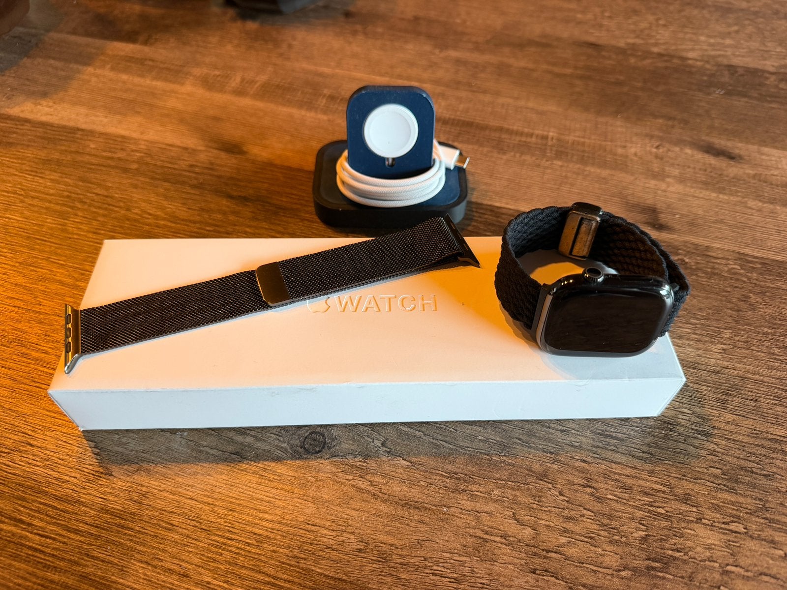 Apple watch serie 11 titane état neuf, Bijoux, Sacs & Beauté, Neuf, Étanche, Enlèvement ou Envoi, IOS