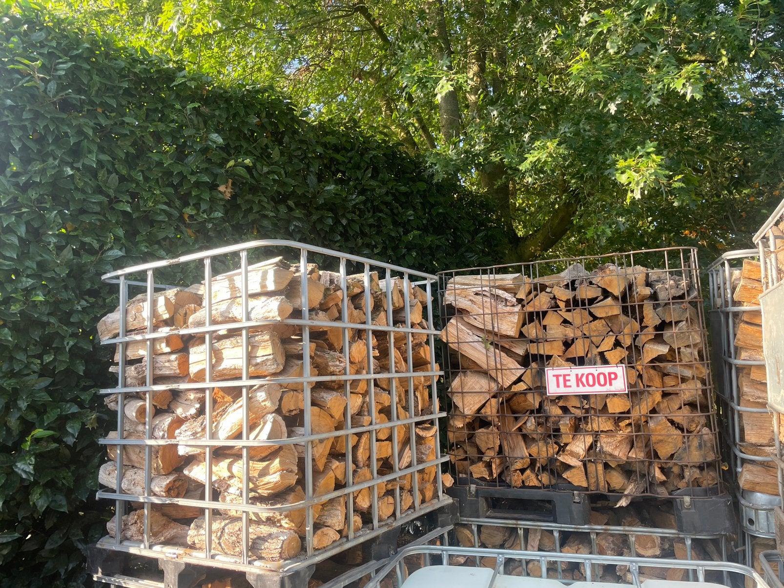 Droog Brandhout eik 6 x Ibc Krat 40 Cm lang, Ophalen