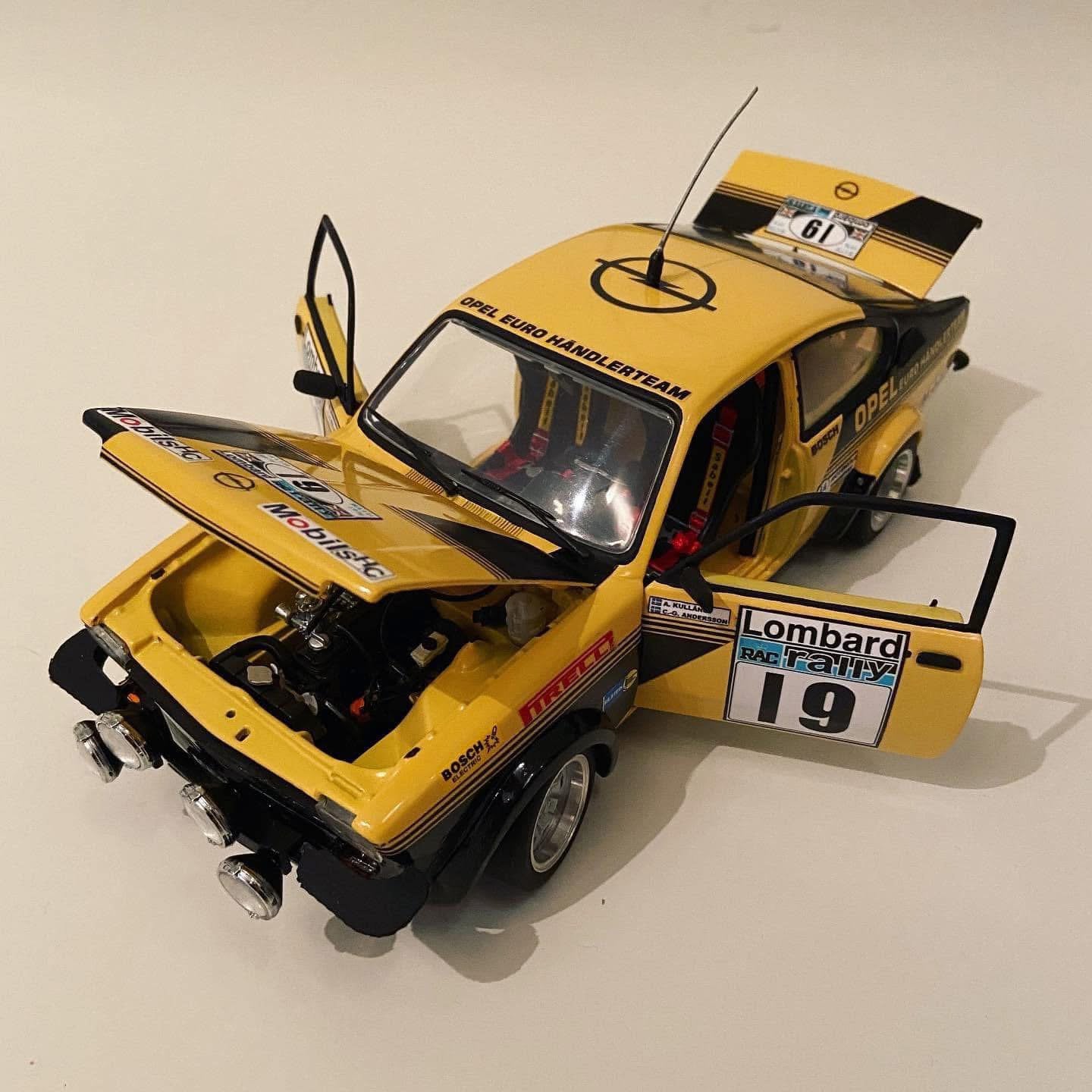 Opel Kadett GT/E 1:18 omgebouwd, Enlèvement, Comme neuf, MiniChamps