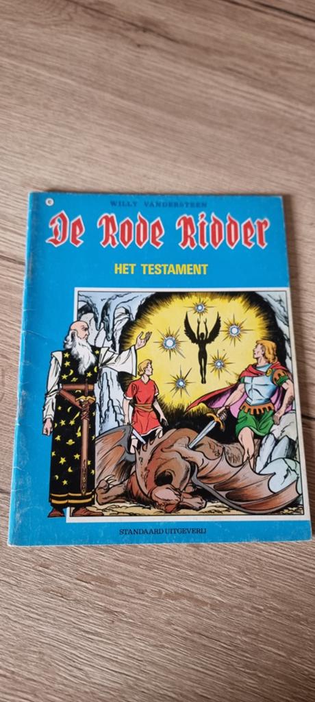 Strip De rode ridder - 42 Het testament, Eén stripboek, Ophalen of Verzenden, Gelezen, Willy Vandersteen
