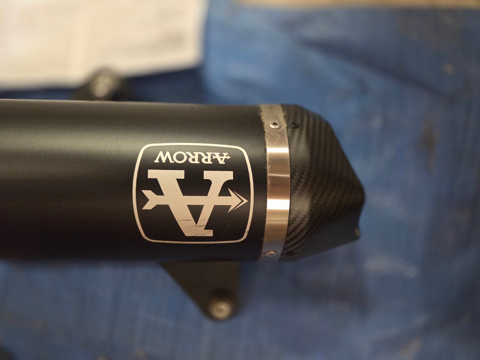 Arrow sportuitlaat vespa GTS 300, Ophalen, Gebruikt