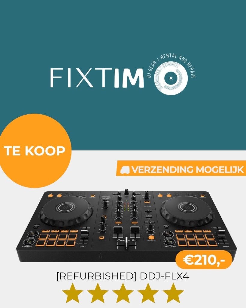 DDJ-FLX4 [REFURBISHED] OP=OP!, Kundenservice@alphatheta.com, Verzenden, Zo goed als nieuw, AlphaTheta
