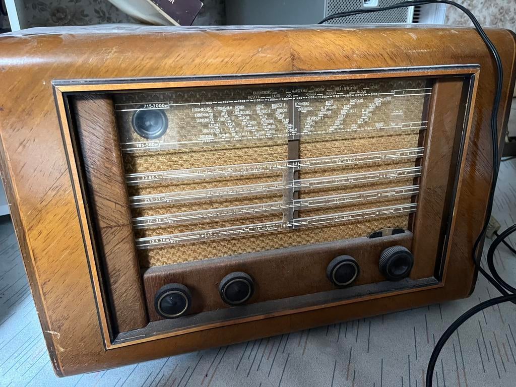 Philips antieke radio, Ophalen