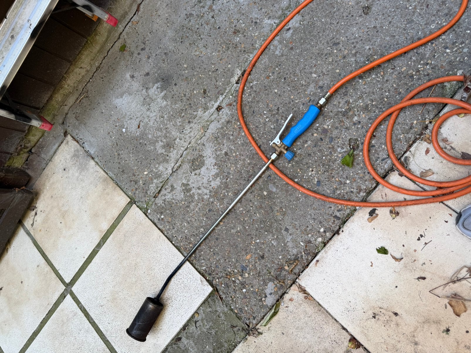 Onkruidbrander, Ophalen, Gebruikt