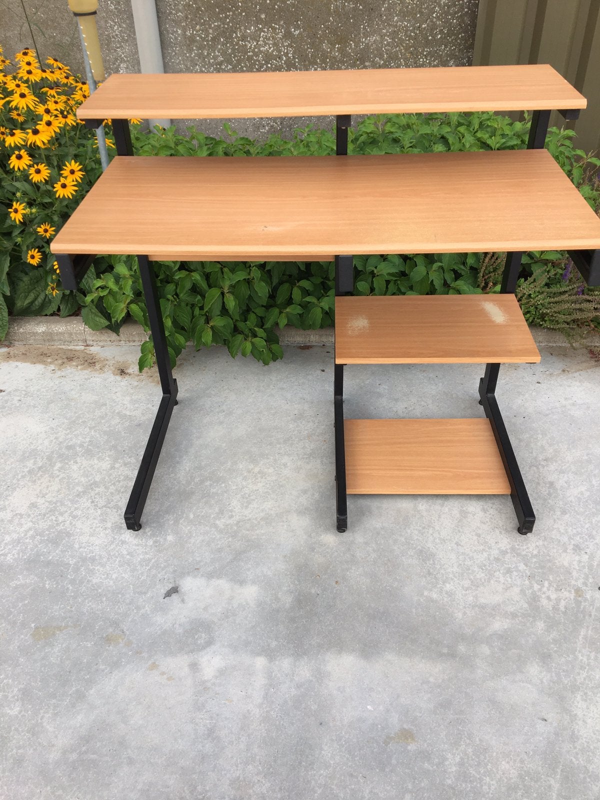 Buro/ computertafel, Huis en Inrichting, Bureaus, Ophalen, Gebruikt, Computerbureau