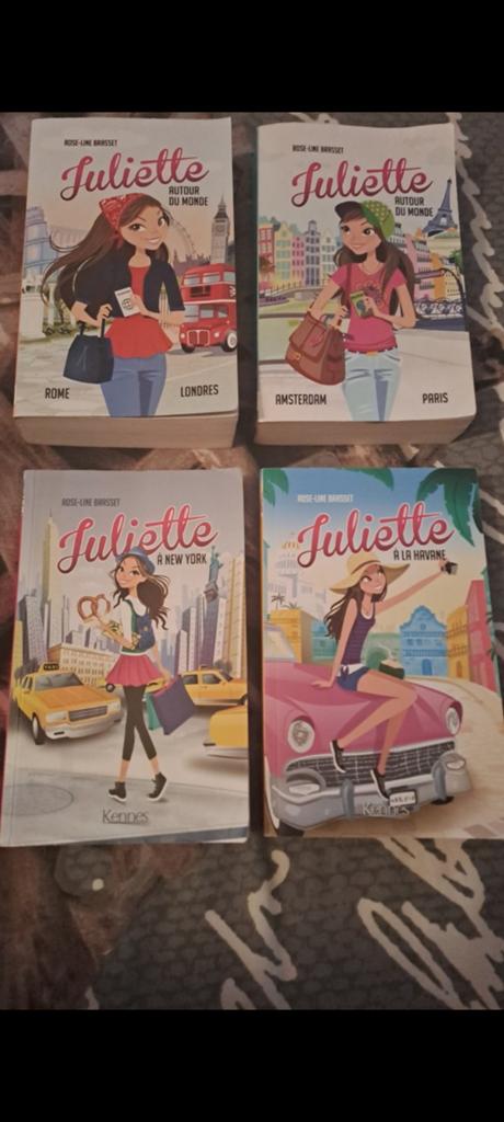 Lot de 4 romans Juliette, Enlèvement