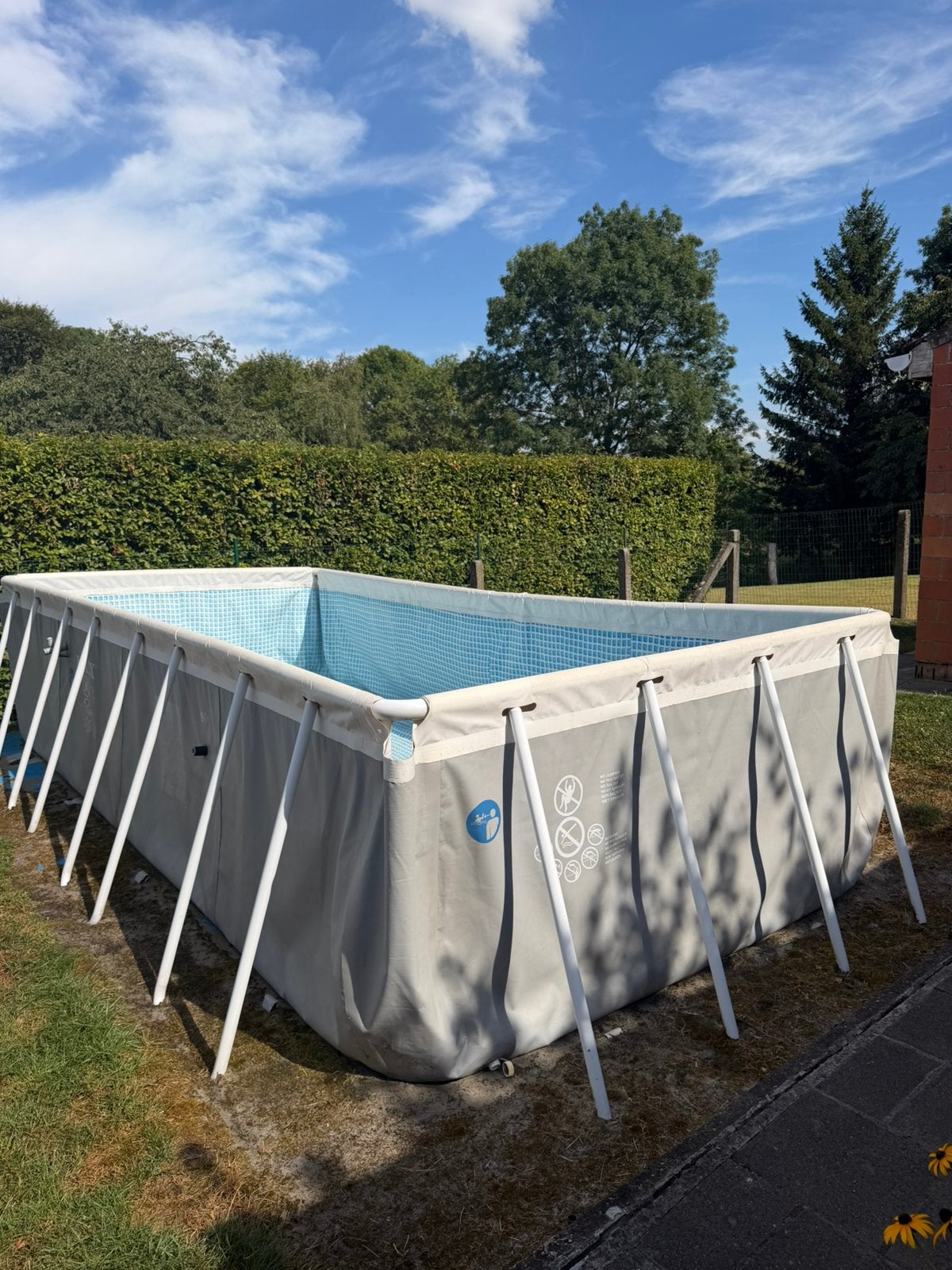 Intex zwembad 488  244  107 cm – groot formaat, Ophalen, 200 tot 300 cm, 80 tot 120 cm, Zo goed als nieuw