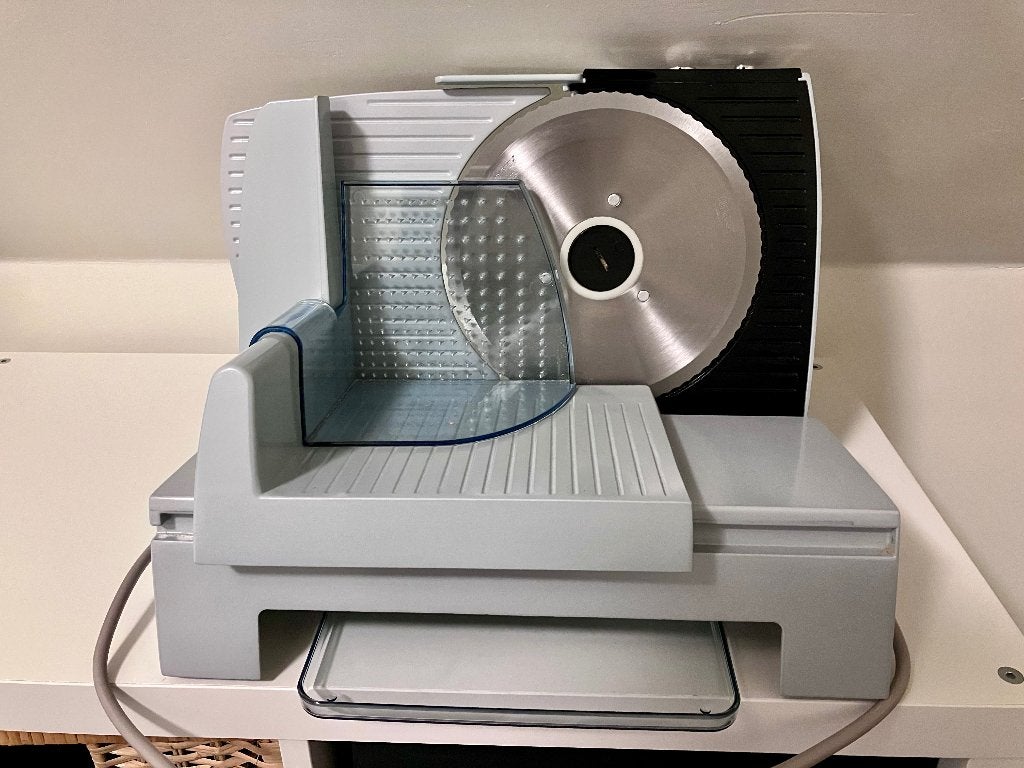 DOMO (brood)snijmachine DO1950S, Elektronische apparatuur, Broodbakmachines, Ophalen of Verzenden, Zo goed als nieuw