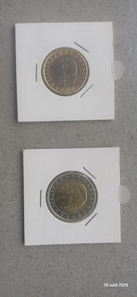 Euro Monaco 2001, Enlèvement ou Envoi, Monaco, Monnaie en vrac
