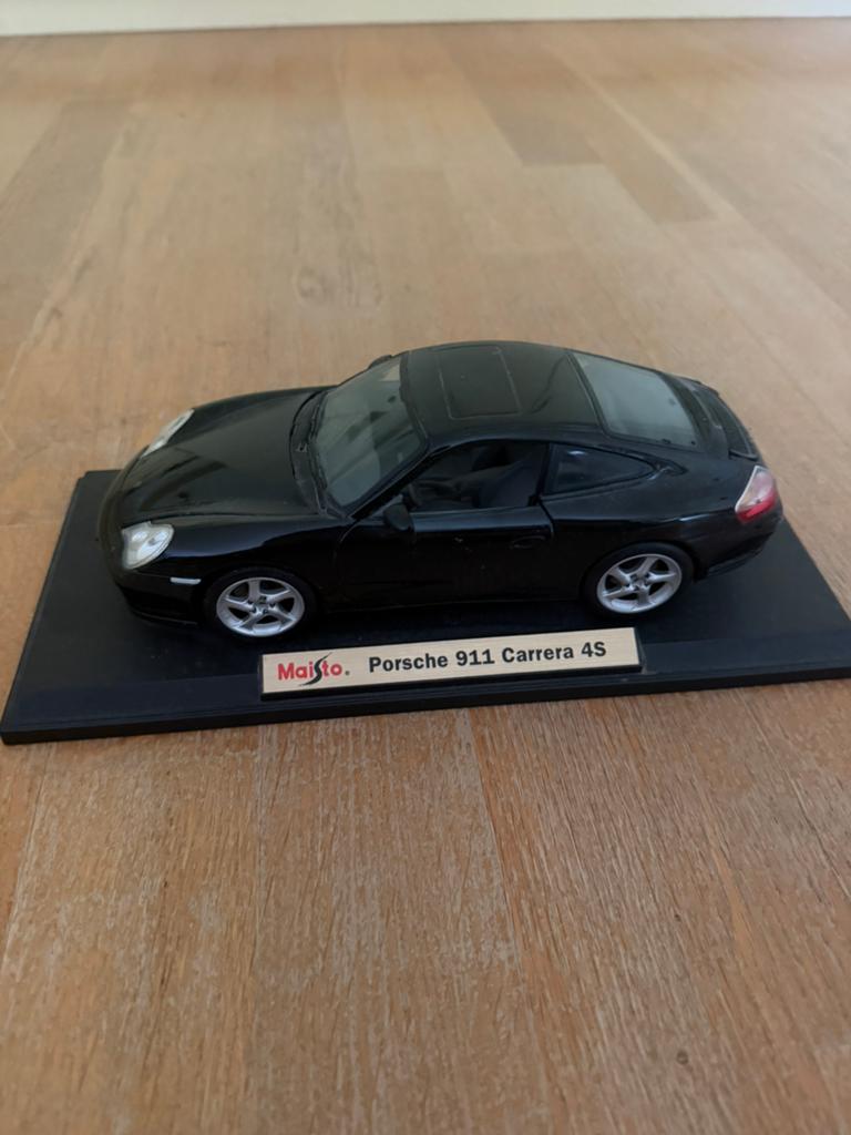 Porche 911 carrera 4S modelauto, Enlèvement ou Envoi, Comme neuf, Voiture, Maisto