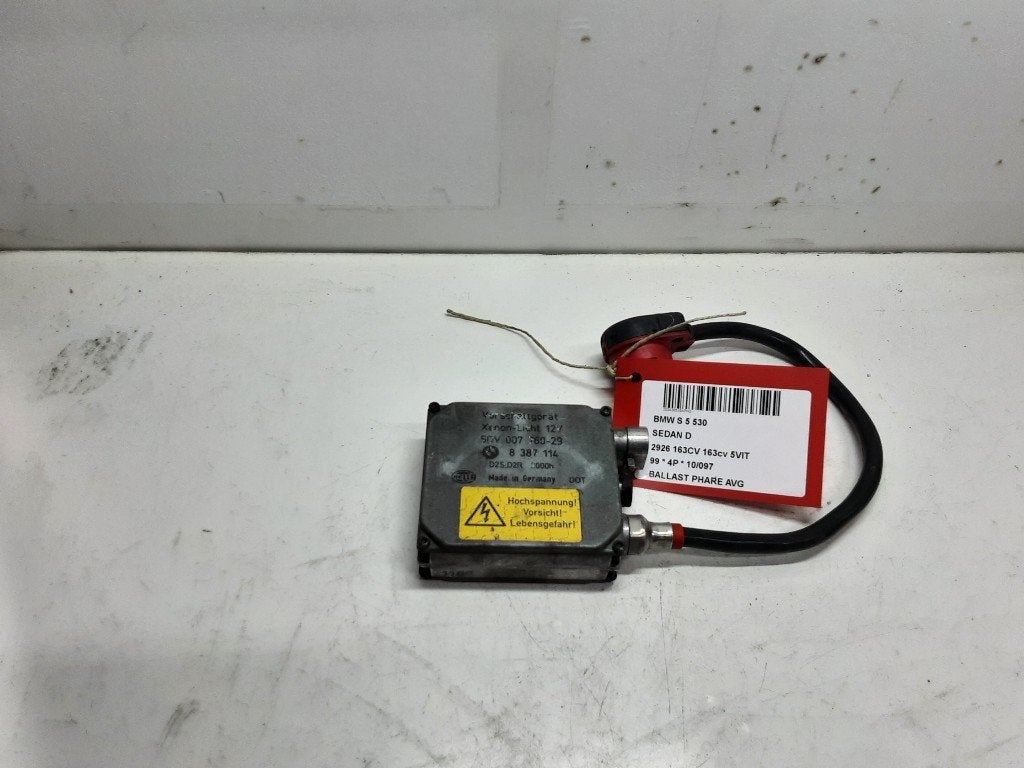 BALLAST DE PHARE XENON GAUCHE BMW 5 serie (E39) (8387114), Autos : Pièces & Accessoires, Mevr. I. Hauben, Utilisé, BMW, Rue de l'Espoir 34 34
4030  GRIVEGNÉE, BE