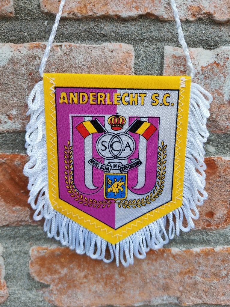 1980s rsc anderlecht vaantje vaandel fanion wimpel, Verzamelen, Ophalen of Verzenden, Zo goed als nieuw