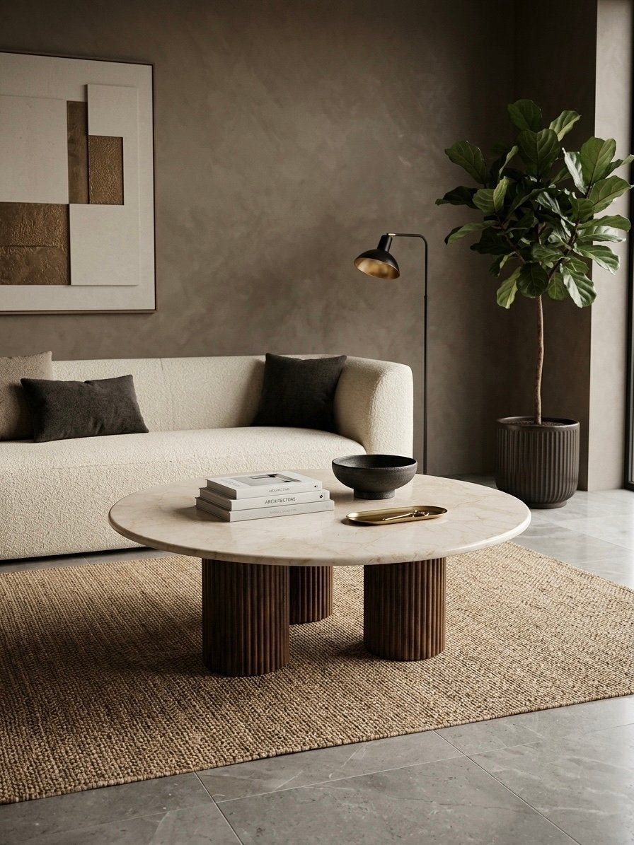 Marble Coffee table, Maison & Meubles, Enlèvement, Utilisé