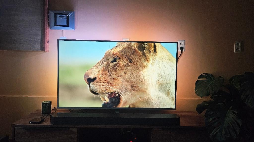 Tv philips ambilight 58 pouces en parfait état, Philips, LED, 50 Hz, Comme neuf